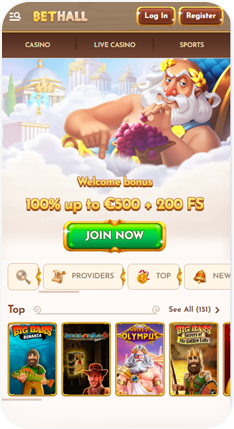 BetHall Casino Mobile