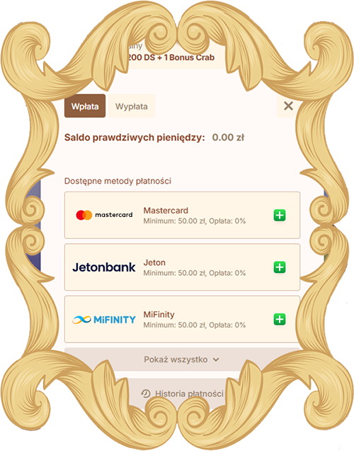 Dokonaj pierwszego depozytu