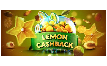 Tygodniowy cashback do 7 bonus lemon
